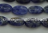 CSO678 15.5 inches 8*12mm oval sodalite gemstone beads