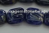 CSO689 15.5 inches 16*16mm square sodalite gemstone beads