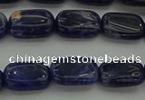 CSO695 15.5 inches 8*12mm rectangle sodalite gemstone beads