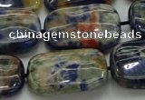 CSO793 15.5 inches 18*25mm rectangle orange sodalite beads