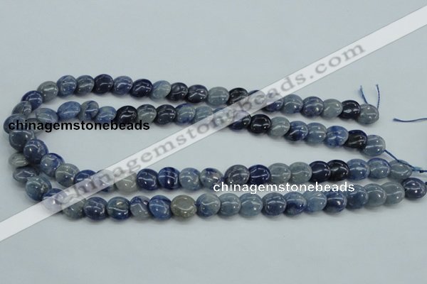 CSO80 15.5 inches 12mm flat round sodalite gemstone beads wholesale