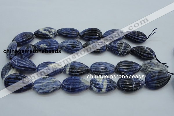 CSO83 15.5 inches 20*30mm teardrop sodalite gemstone beads wholesale