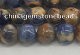 CSO831 15.5 inches 6mm round orange sodalite beads wholesale