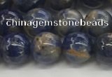 CSO832 15.5 inches 8mm round orange sodalite beads wholesale