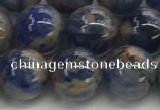 CSO833 15.5 inches 10mm round orange sodalite beads wholesale