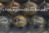 CSO834 15.5 inches 12mm round orange sodalite beads wholesale