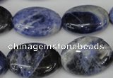 CSO92 15.5 inches 18*25mm oval sodalite gemstone beads