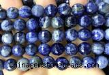 CSO942 15 inches 10mm faceted round sodalite beads wholesale