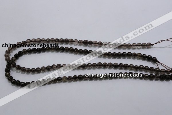 CSQ100 15.5 inches 6mm round grade AA natural smoky quartz beads