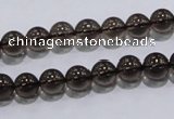 CSQ101 15.5 inches 8mm round grade AA natural smoky quartz beads