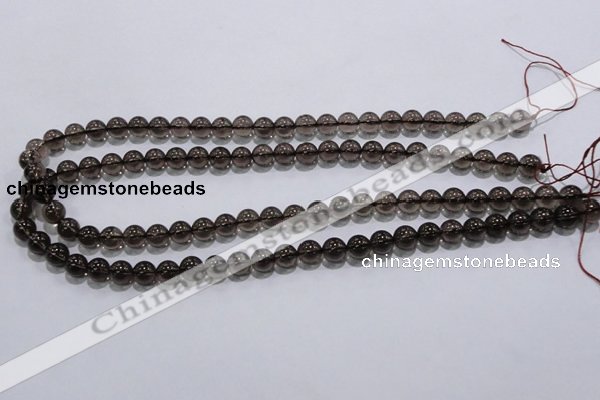 CSQ101 15.5 inches 8mm round grade AA natural smoky quartz beads