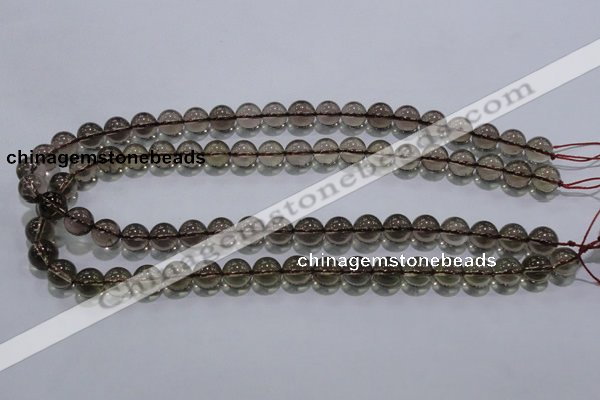 CSQ102 15.5 inches 10mm round grade AA natural smoky quartz beads