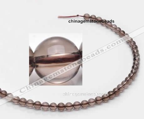 CSQ11 6mm round A grade natural smoky quartz beads Wholesale