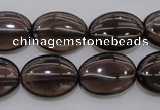 CSQ234 15.5 inches 13*18mm oval grade AA natural smoky quartz beads