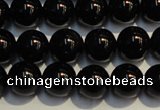 CSQ403 15.5 inches 10mm round black morion smoky quartz beads