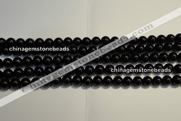 CSQ403 15.5 inches 10mm round black morion smoky quartz beads