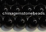 CSQ404 15.5 inches 12mm round black morion smoky quartz beads