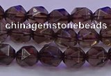 CSQ522 15.5 inches 8mm faceted nuggets smoky quartz beads