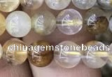 CSQ801 15.5 inches 6mm round scenic quartz beads wholesale