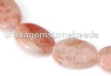 CSS04 13*18mm flat oval natural indian sunstone beads Wholesale