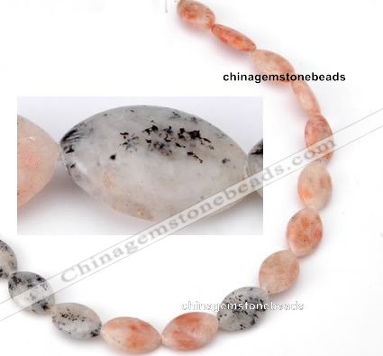 CSS05 13*18mm marquise natural indian sunstone beads Wholesale