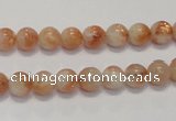 CSS15 15.5 inches 6mm round natural sunstone beads wholesale