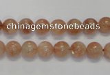 CSS16 15.5 inches 8mm round natural sunstone beads wholesale