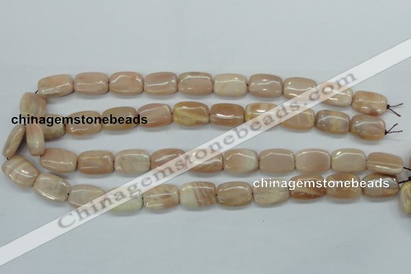 CSS211 15.5 inches 13*18mm rectangle natural sunstone beads