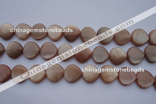 CSS240 15.5 inches 20*20mm heart natural sunstone gemstone beads