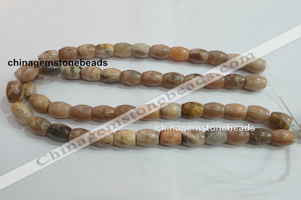 CSS251 15.5 inches 12*16mm drum natural sunstone beads