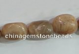 CSS254 15.5 inches 16*18mm nuggets natural sunstone beads