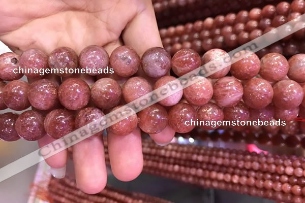 CSS305 15.5 inches 14mm round golden sunstone gemstone beads