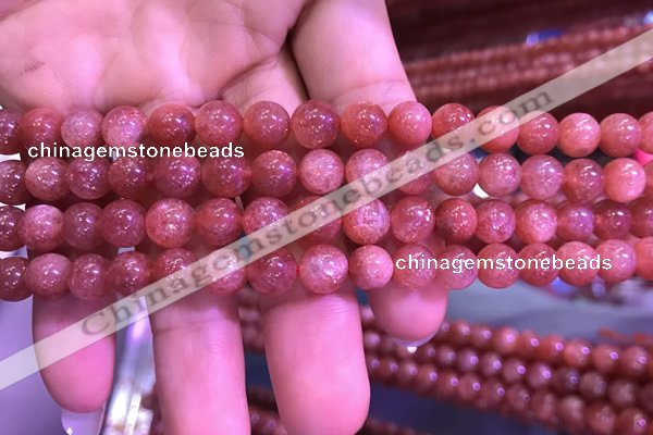 CSS309 15.5 inches 8mm round golden sunstone gemstone beads