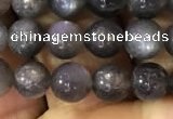 CSS315 15.5 inches 6mm round black sunstone gemstone beads