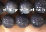 CSS317 15.5 inches 10mm round black sunstone gemstone beads