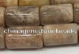 CSS401 15.5 inches 10*14mm - 10*17mm tube sunstone beads wholesale