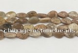 CSS409 15.5 inches 15*20mm flat teardrop sunstone beads wholesale