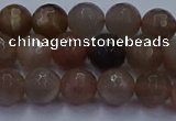 CSS642 15.5 inches 8mm faceted round sunstone gemstone beads