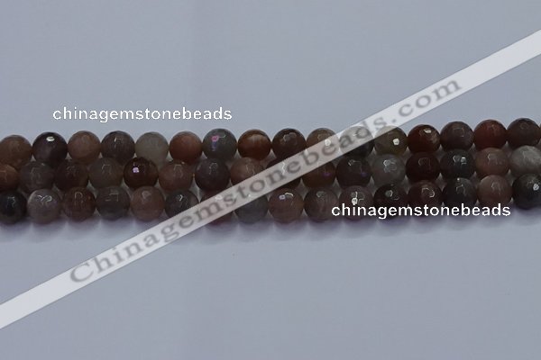 CSS643 15.5 inches 10mm faceted round sunstone gemstone beads