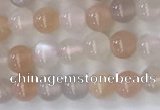 CSS700 15.5 inches 4mm round mixed sunstone beads wholesale