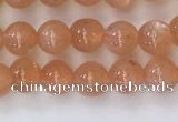 CSS703 15.5 inches 4mm round natural golden sunstone beads