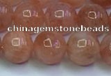 CSS715 15.5 inches 9mm round natural golden sunstone beads