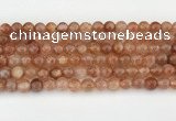 CSS752 15.5 inches 7mm round golden sunstone beads wholesale