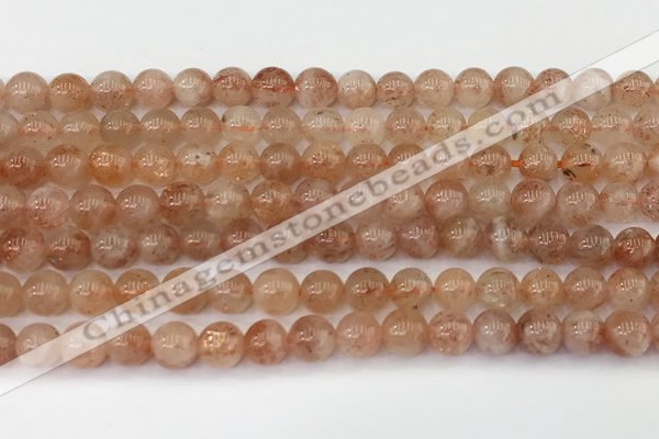 CSS761 15.5 inches 6mm round golden sunstone beads wholesale