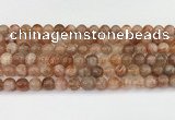 CSS763 15.5 inches 8mm round golden sunstone beads wholesale