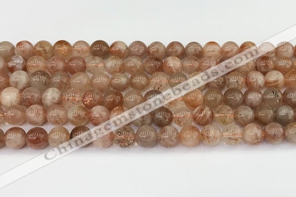 CSS763 15.5 inches 8mm round golden sunstone beads wholesale