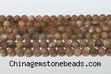 CSS785 15.5 inches 8mm round sunstone gemstone beads wholesale