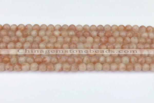 CSS790 15.5 inches 6mm round golden sunstone beads wholesale