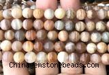 CSS857 15 inches 8mm round sunstone beads wholesale