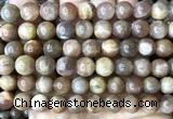 CSS863 15 inches 10mm round sunstone beads wholesale